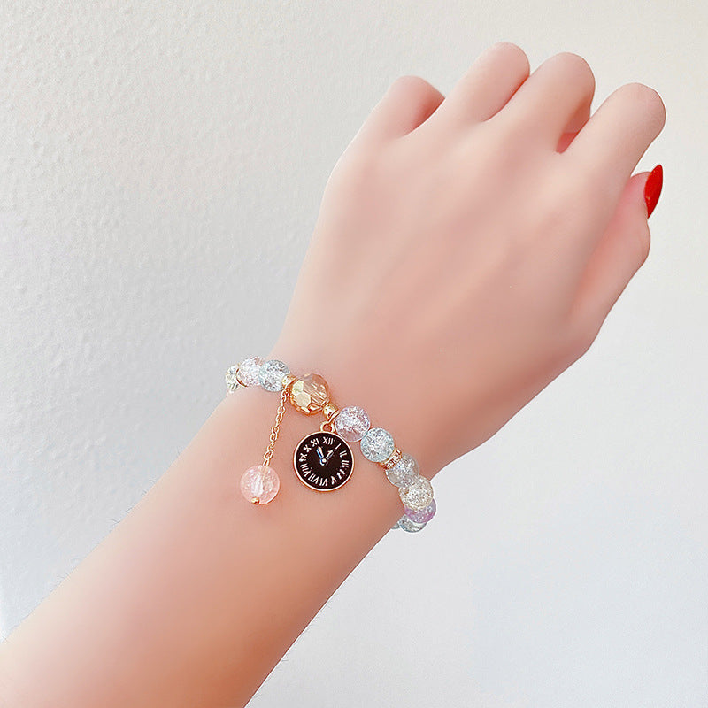 Hand Beading Glass Cute Princess Cartoon Bracelets
