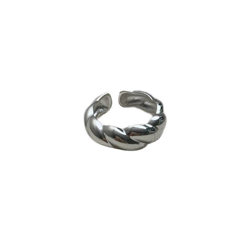 Combination Sterling Sier Bow Niche High Rings