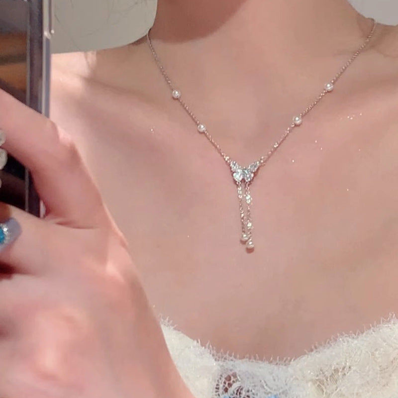 Women's Style Pearl Light Luxury High-grade Clavicle Necklaces
