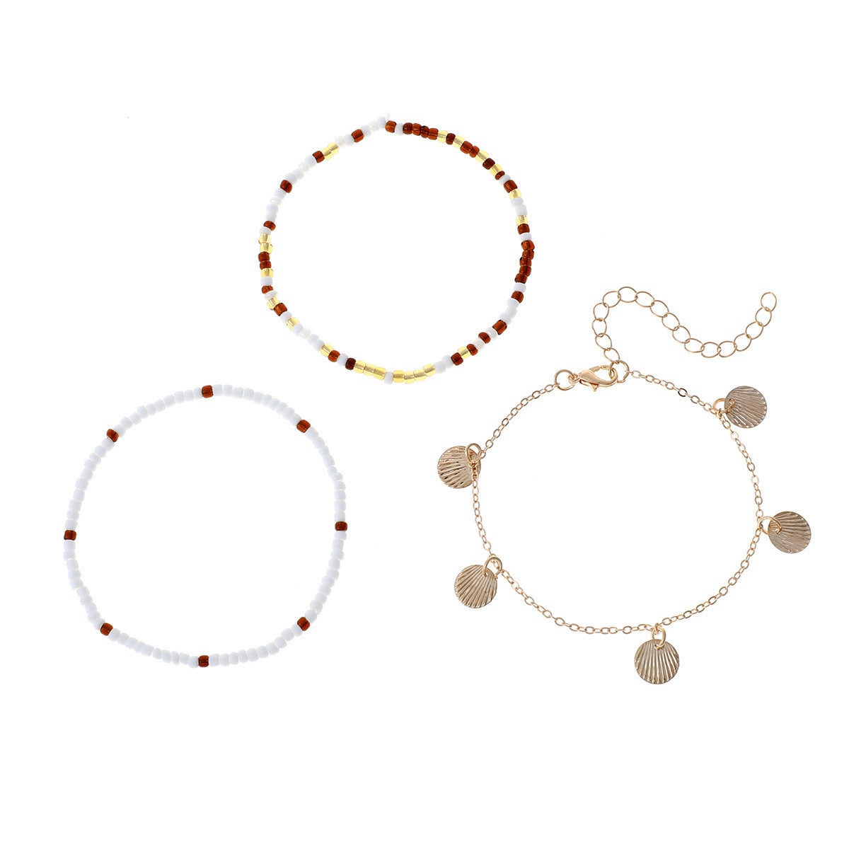 Women's Style Colorful Beads Small Numerous Layered Bracelets