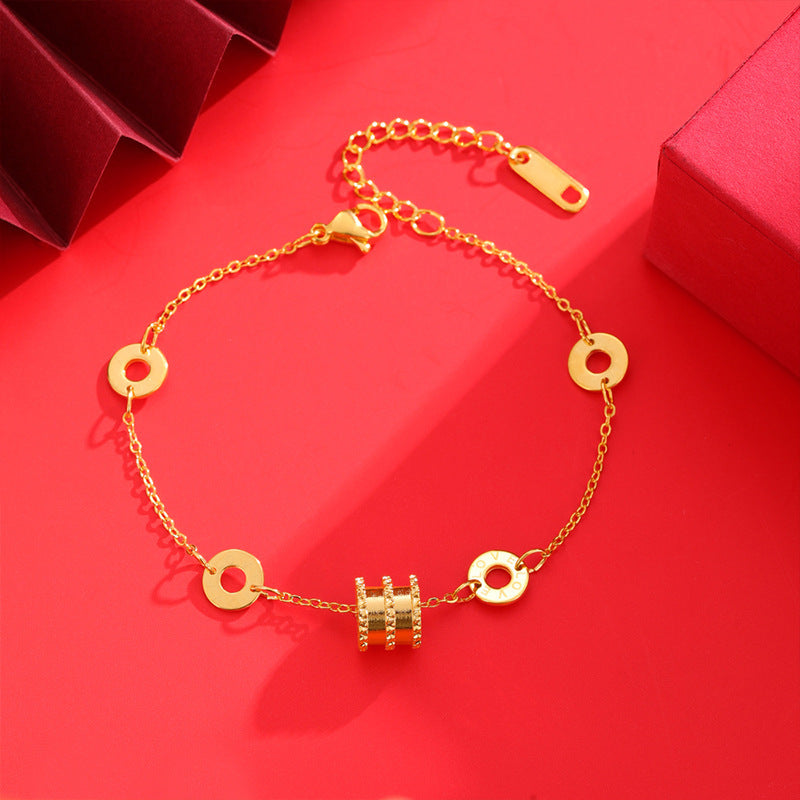 Bow Simulation Brass Decoration Vietnam Alluvial Gold Pendants