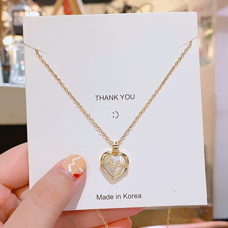 Flower Titanium Steel Female Summer Wild Necklaces