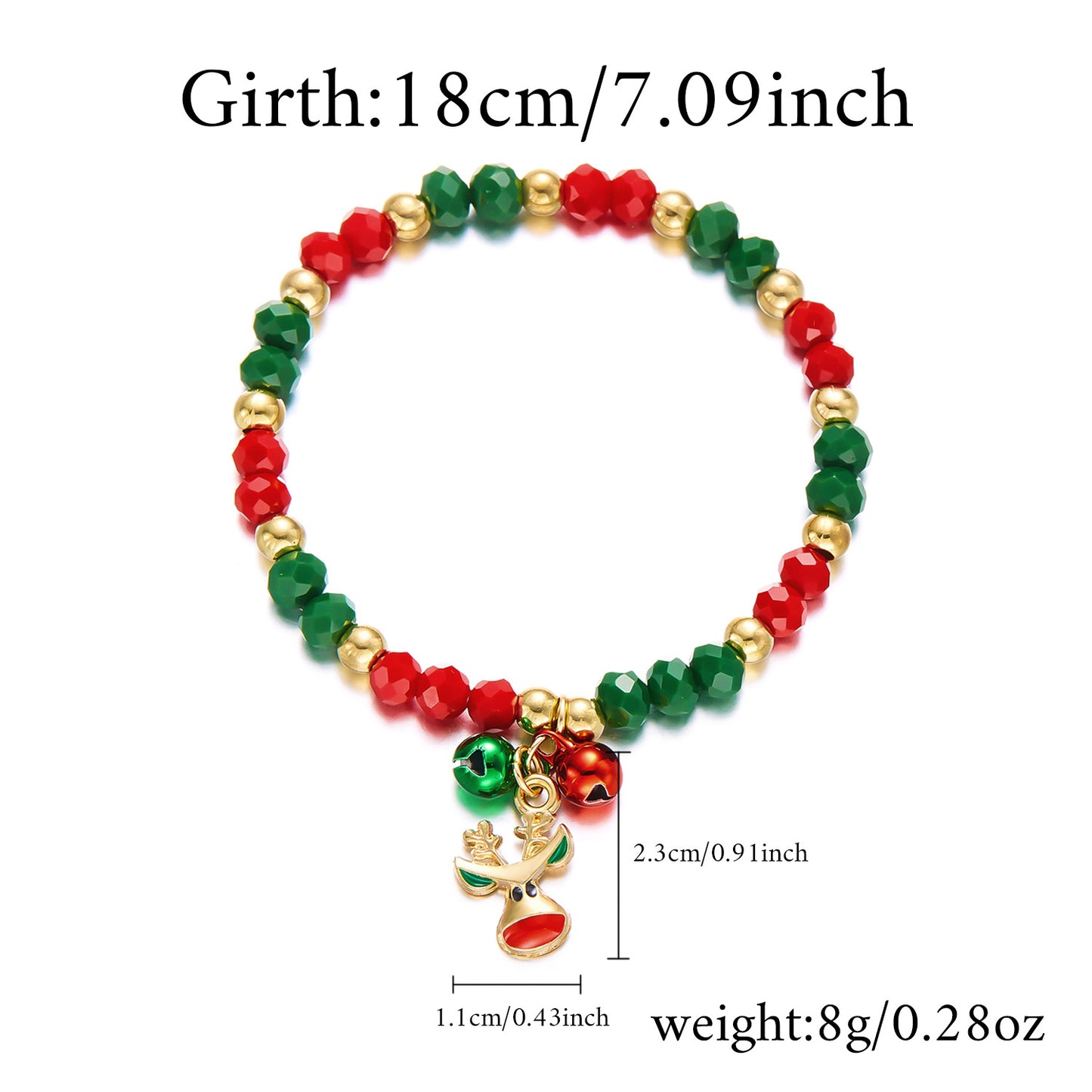 Ornament Santa Claus Tree Snowman Female Bracelets