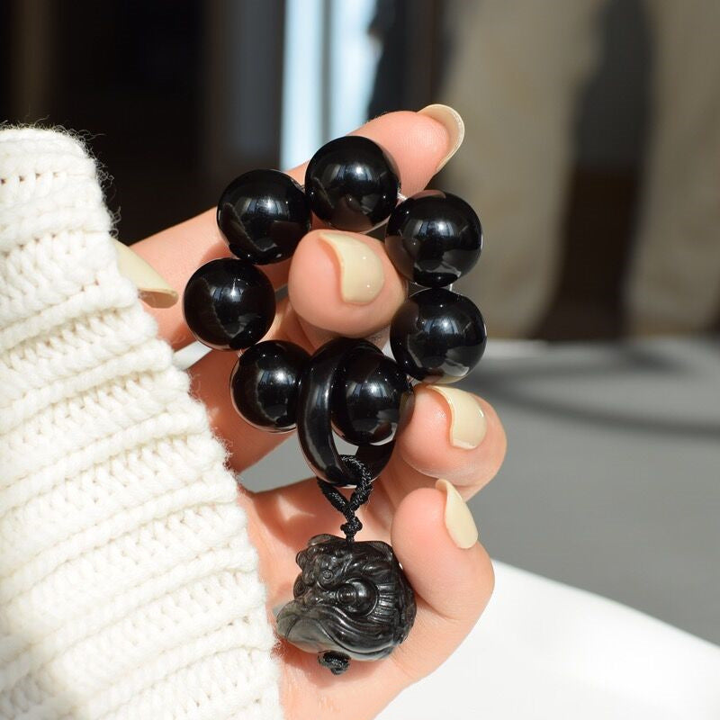 Jade Light Luxury Cat's Paw Elastic Size Bracelets