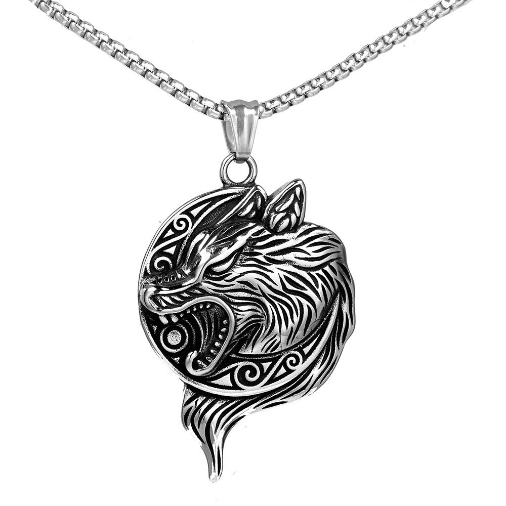 Men's Ornament Titanium Steel Motorcycle Trendy Vintage Necklaces