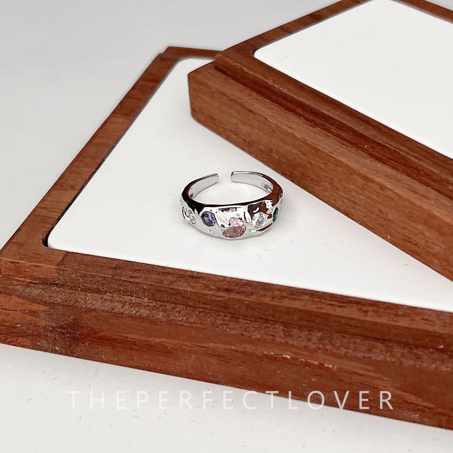 Style Geometric Heart Shape Opening Affordable Luxury Rings