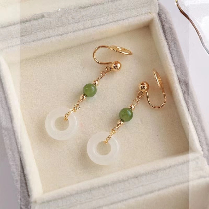 Chinese Style Simple Design Ear Unique Earrings