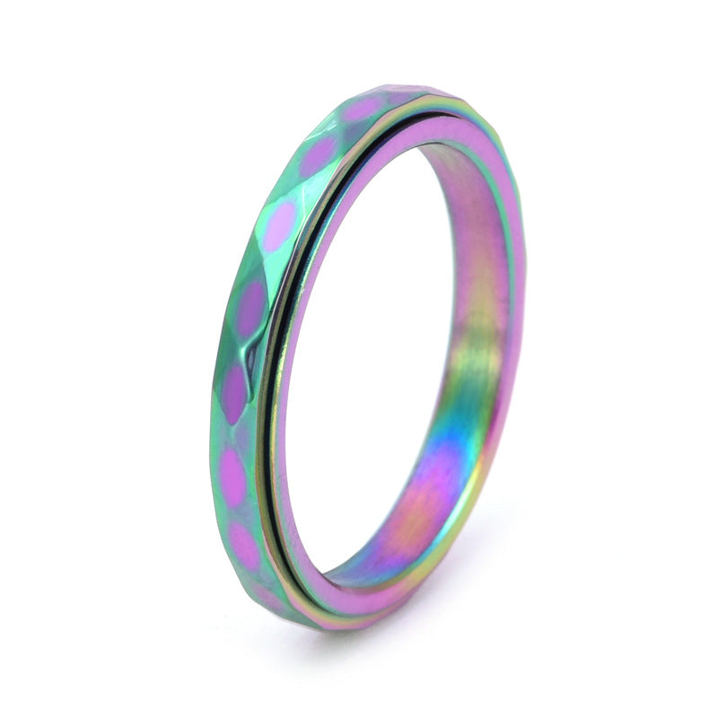 Women's Cut Narrow Version Forefinger Stainless Steel Rings