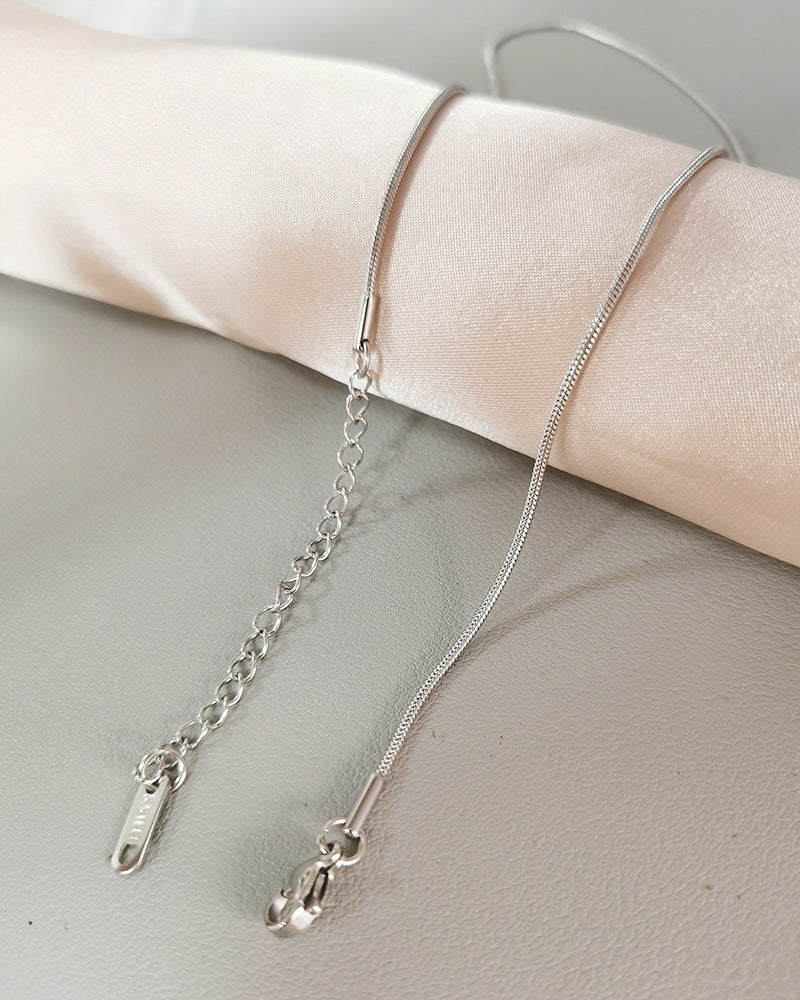 Steel Female Clavicle Chain Choker Snake Bones Necklaces