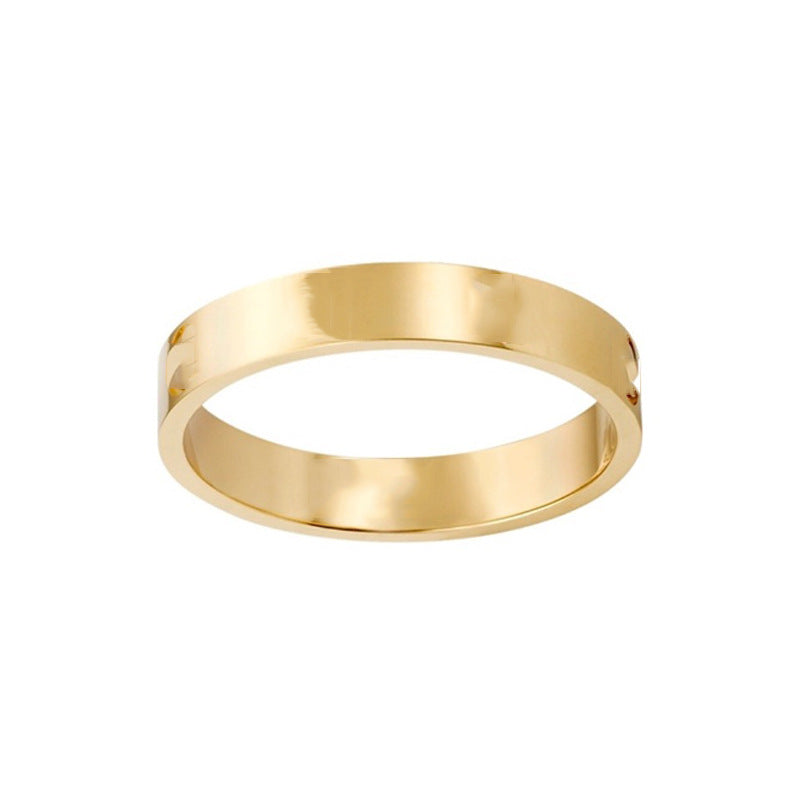 Ka Super High Version Couple Thick Electroplated Rings