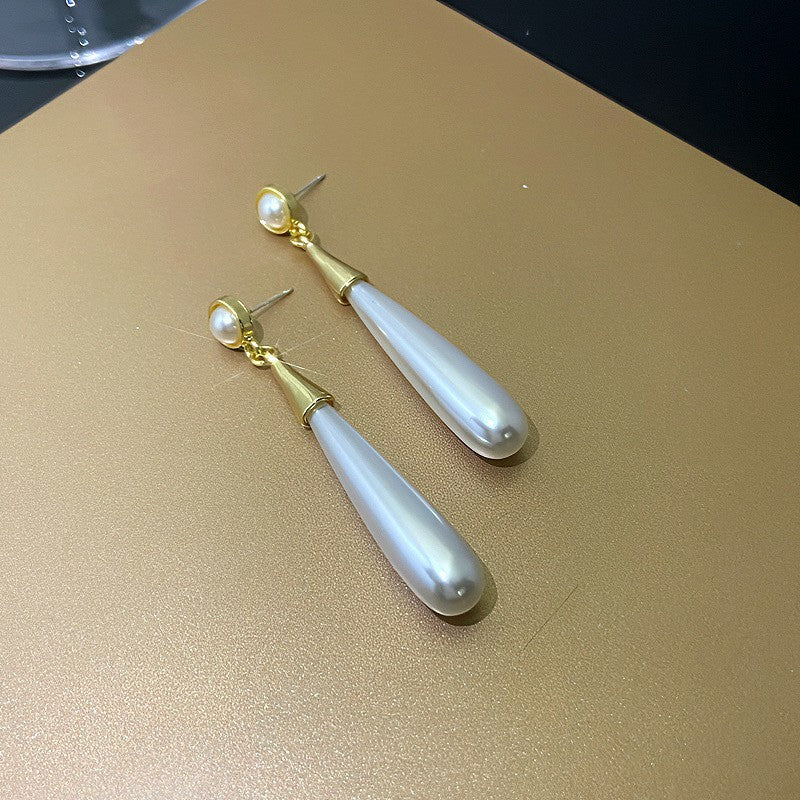 Fashion Zirconia Micro Inlaid Zircon Long Earrings