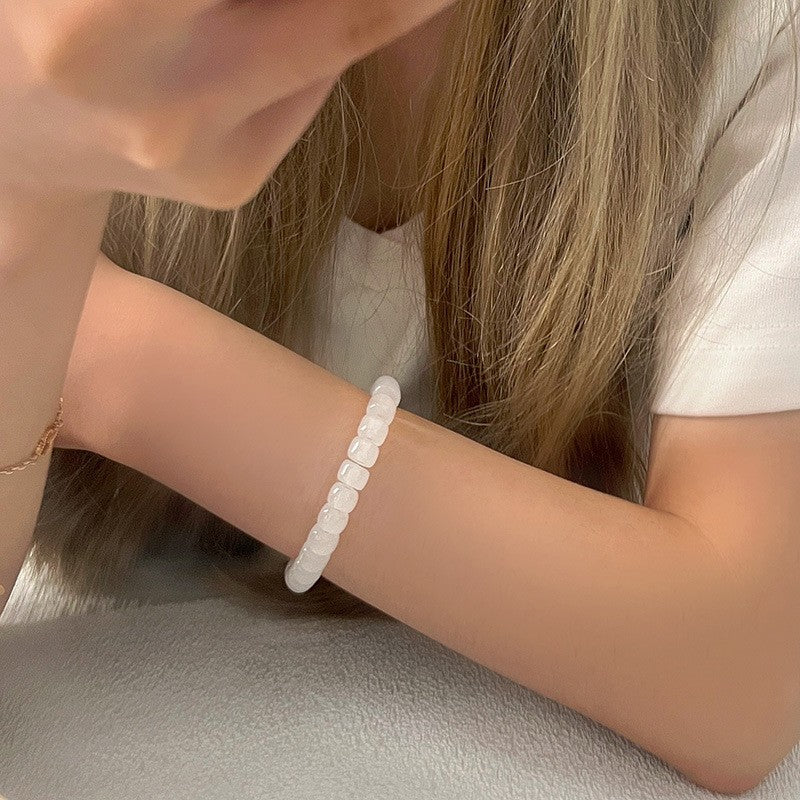Twin Pearl Light Luxury Minority Exquisite Elastic Bracelets