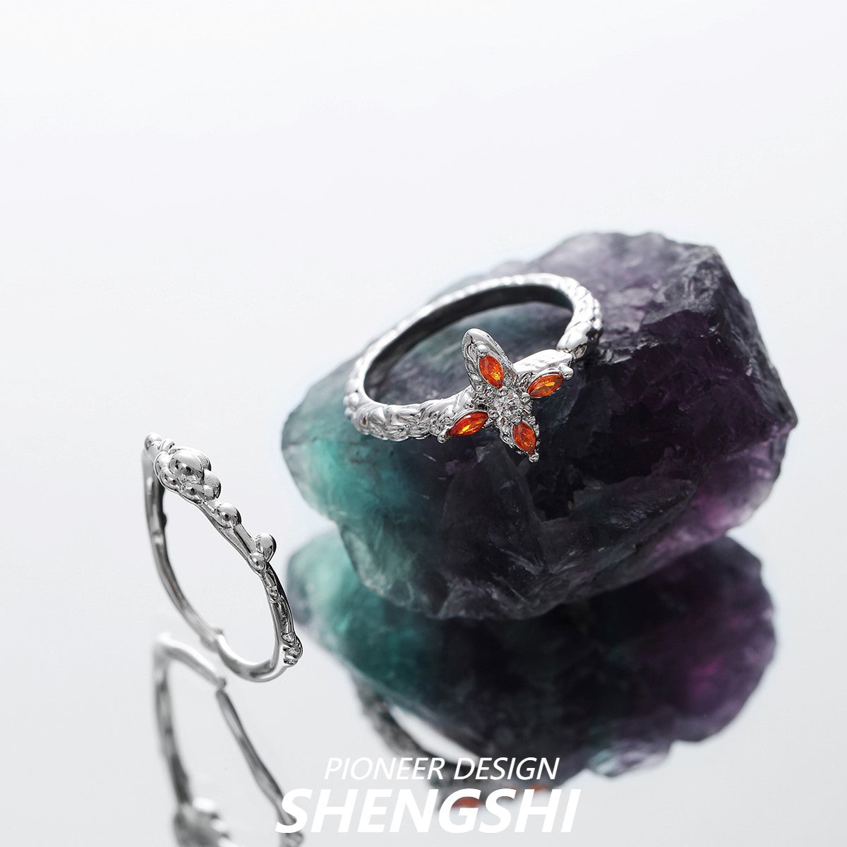 Female Niche High-grade Light Luxury Personality Rings