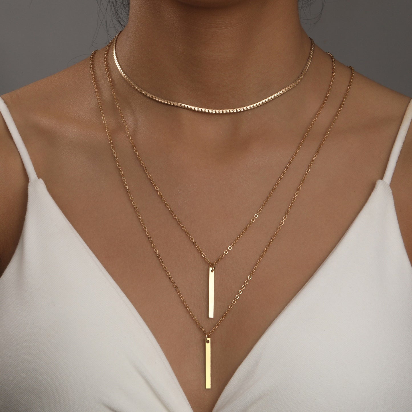 Women's Retro Affordable Luxury Niche Chain Set Simple Necklaces