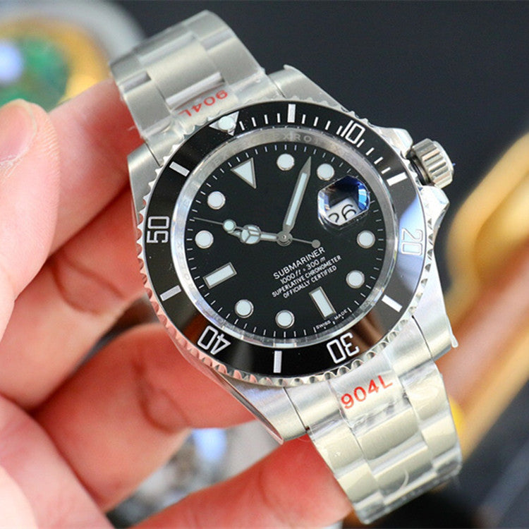 Men's Watch Black Water Ghost Business Refined Belts