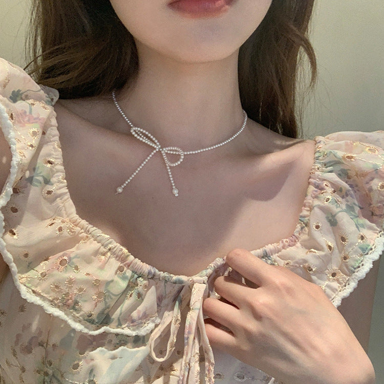 Women's Elegance French Classic Style Clavicle Chain Necklaces
