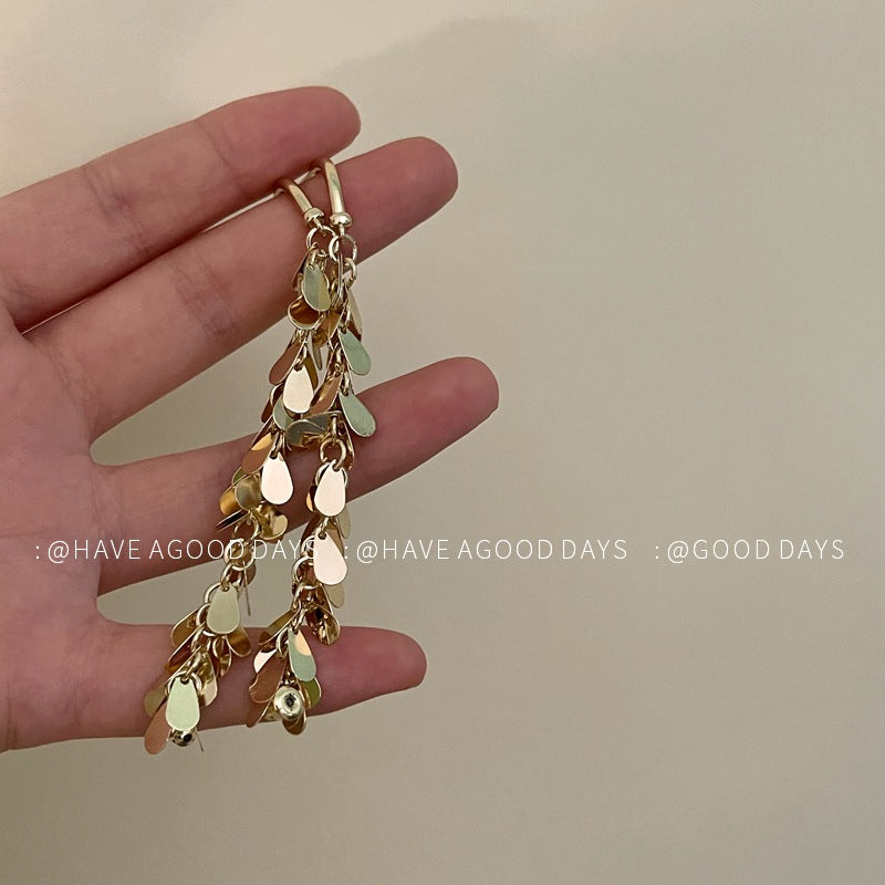 Women's Fringed Thread Trendy Light Luxury Exquisite Earrings