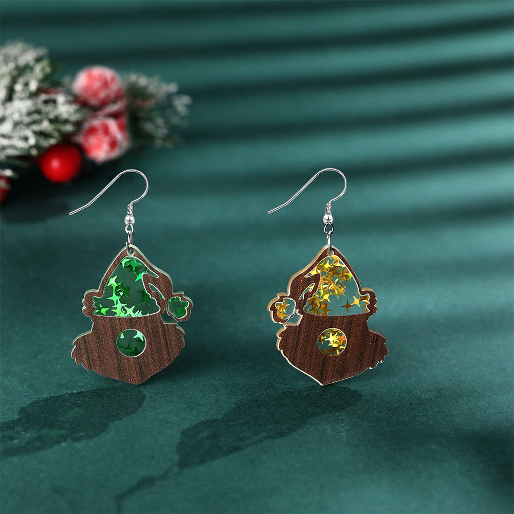 Fully Managed Environmental Protection Acrylic Personalized Earrings