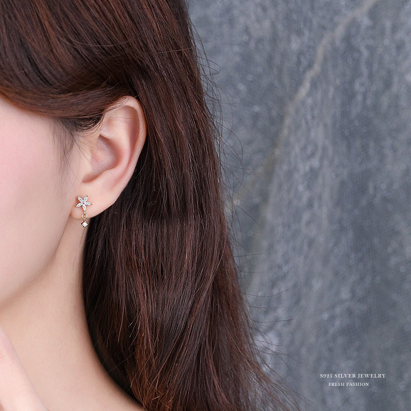 Women's Fashionable Sterling Sier For Design Light Earrings