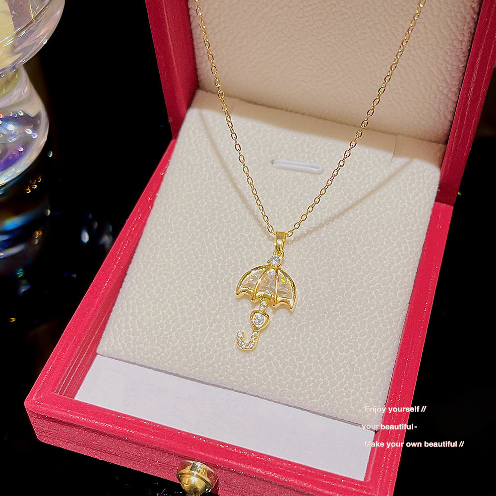 Women's Versatile High-grade Zircon Light Luxury Minority Necklaces