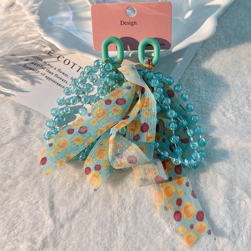 Fashion Design Candy Color Chain Female Dopamine Rings