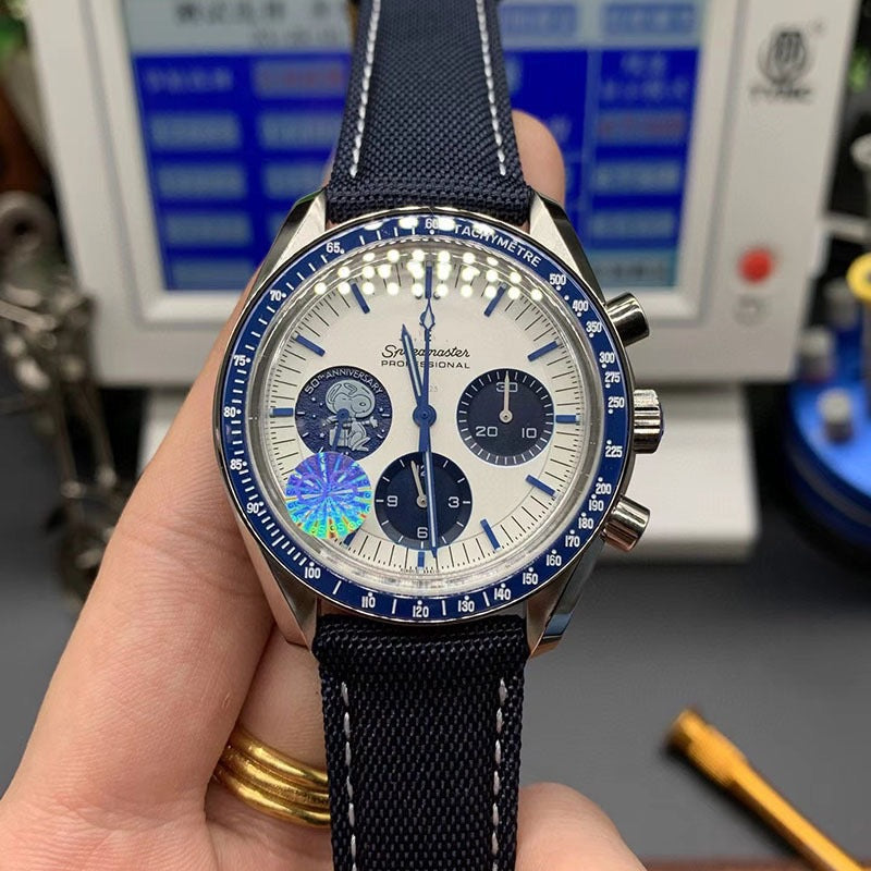 Men's Snoopy Spaceship Super Watch Earth Timing Mechanical Watches