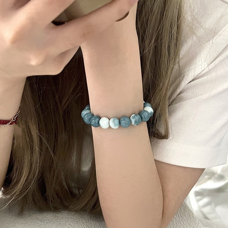 Twin Pearl Light Luxury Minority Exquisite Elastic Bracelets