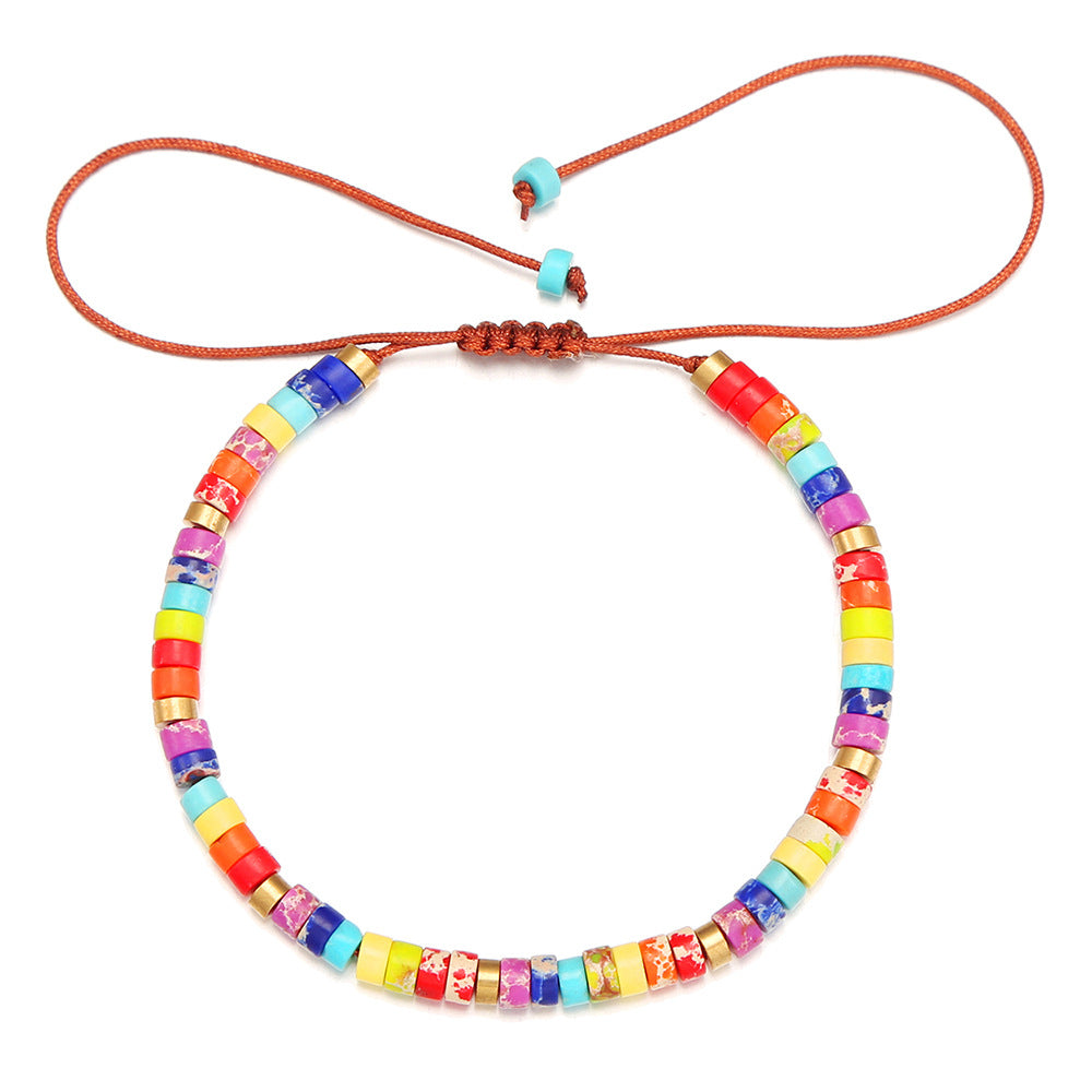Natural Stone Beaded Adjustable Versatile High-grade Bracelets