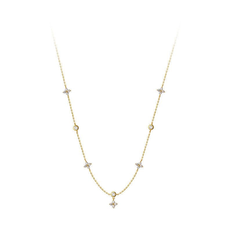 Female Summer Twin Advanced Light Luxury Cold Wind Necklaces