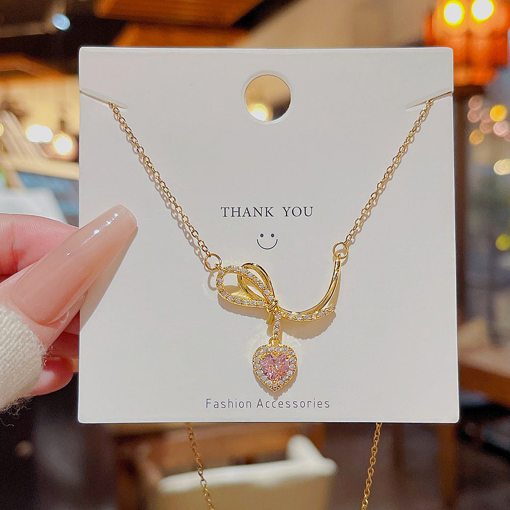 Women's Versatile High-grade Zircon Light Luxury Minority Necklaces
