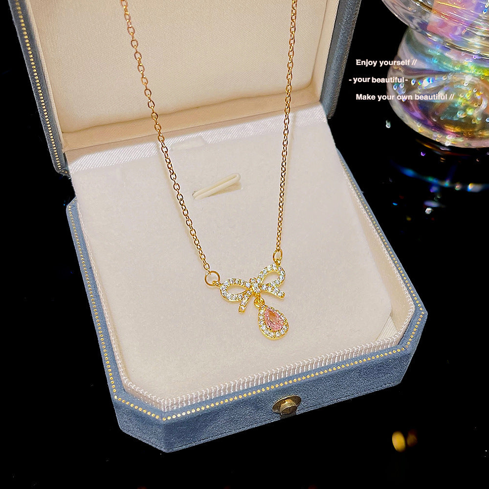Women's Versatile High-grade Zircon Light Luxury Minority Necklaces
