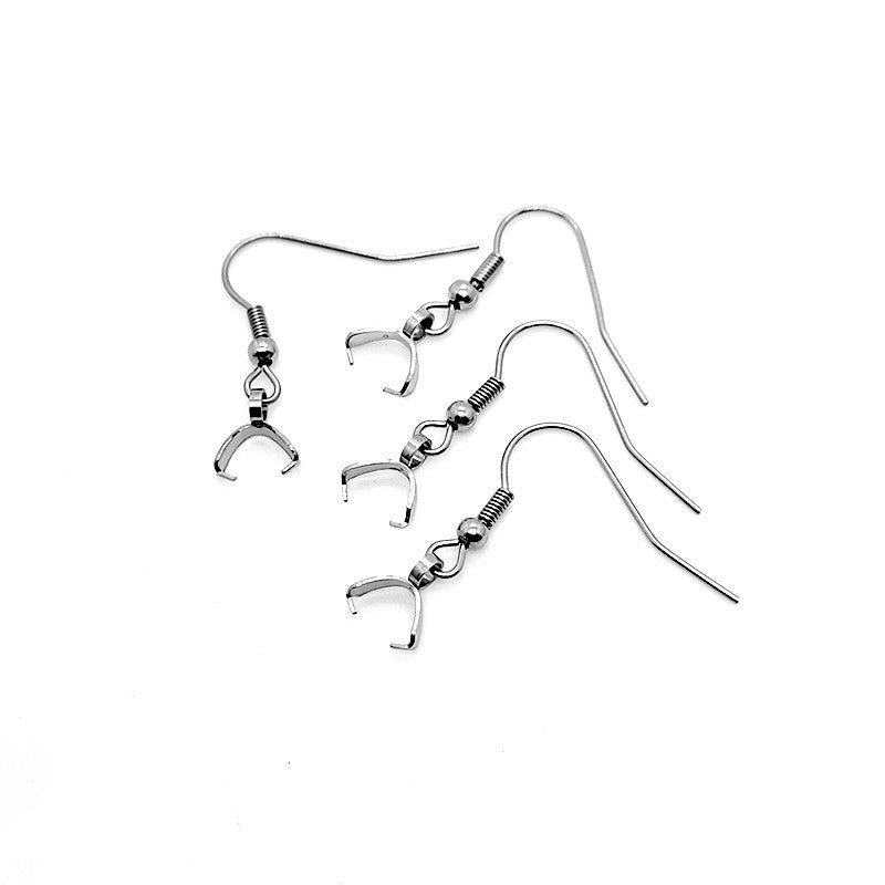 With Fork Oval Buckle Ornament Accessories Jewelry Crystal Pendants