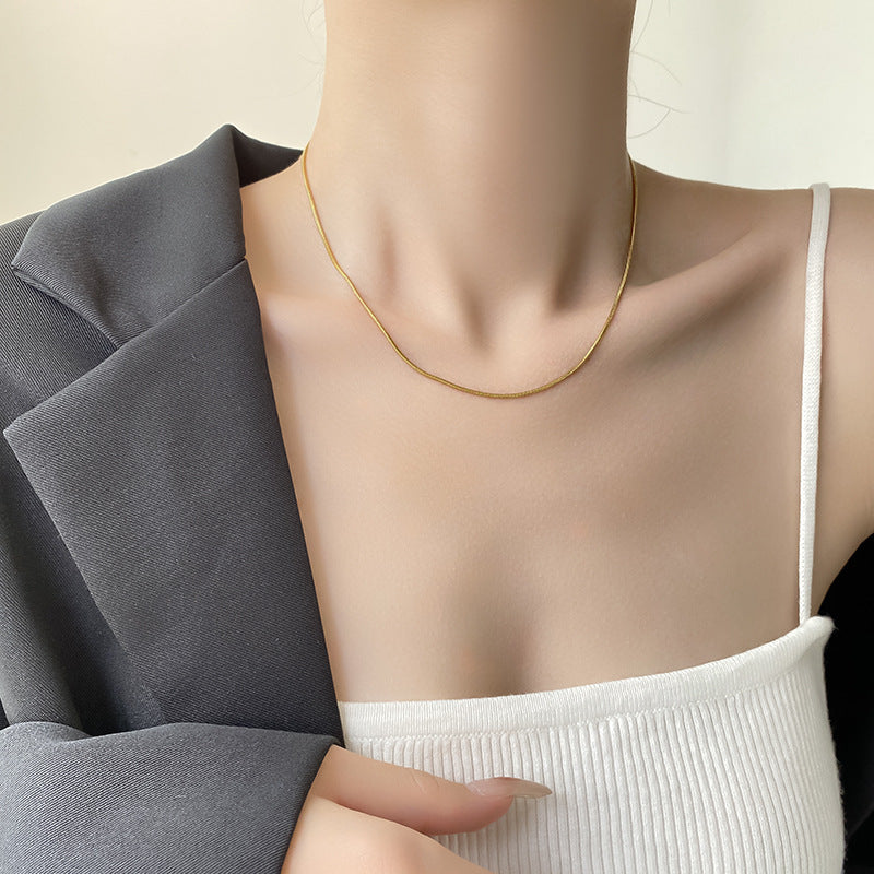 Women's Beads For Light Luxury Minority Clavicle Cold Style Necklaces