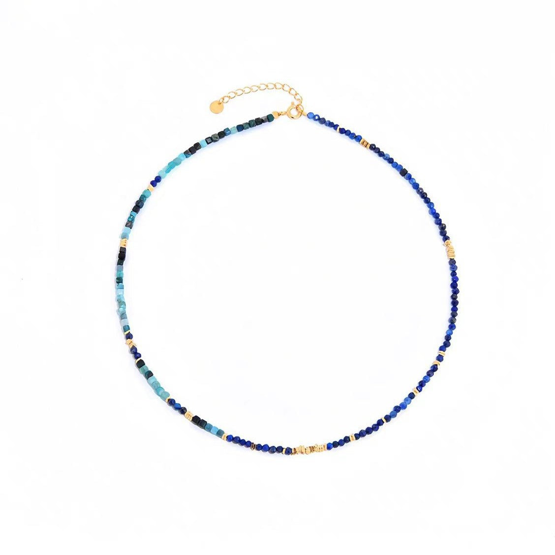 Women's Colorful Beaded Ancient High Sense Twin Necklaces