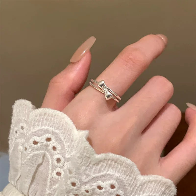 Elegant Gentle Stylish Opening Style Niche Index Finger Rings
