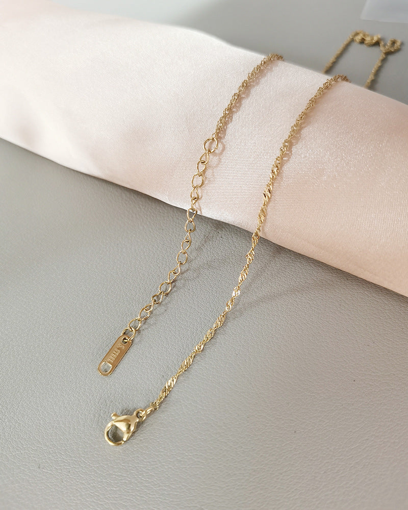 Steel Female Clavicle Chain Choker Snake Bones Necklaces