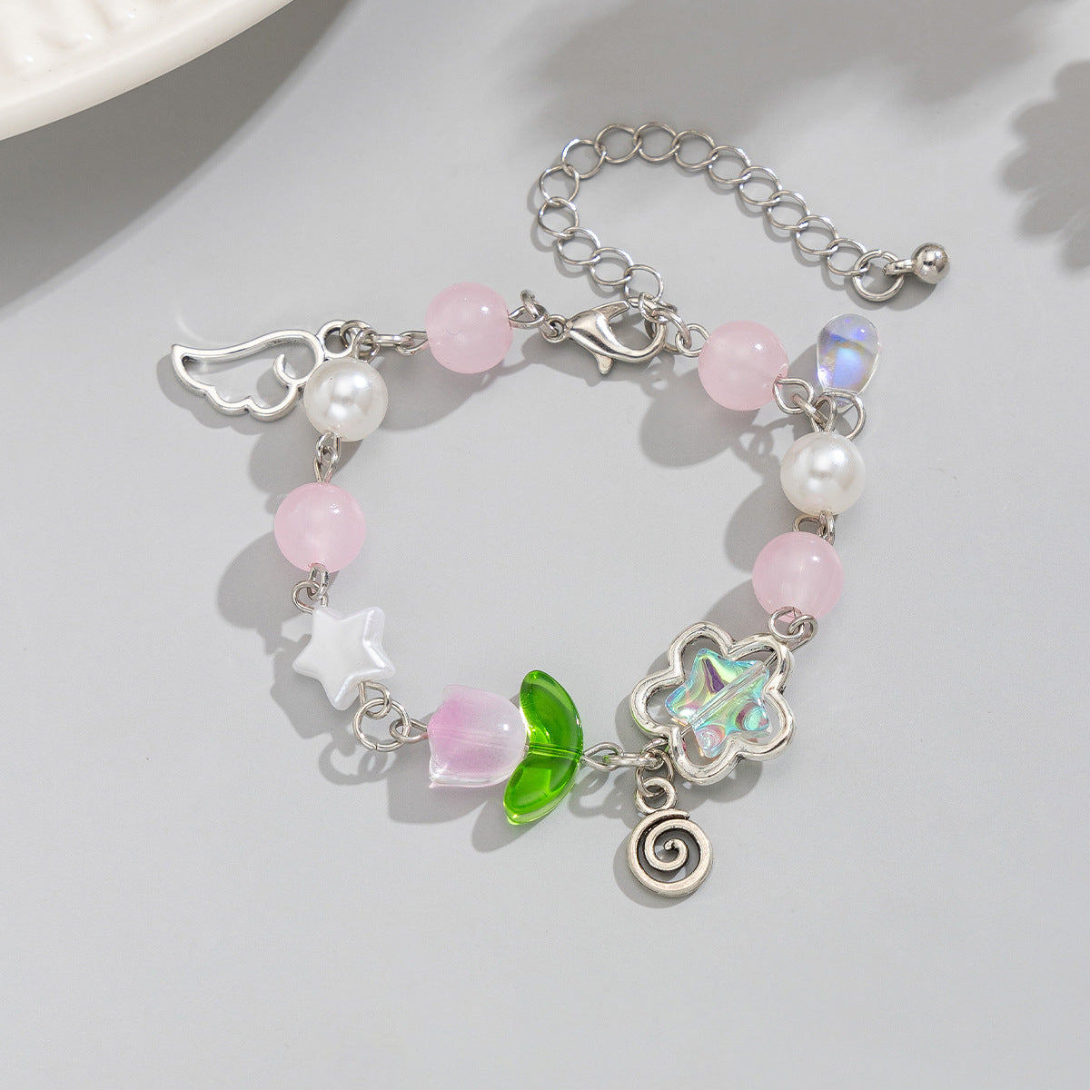 Sweet Style Bow Strawberry Simple Imitation Pearl Necklaces