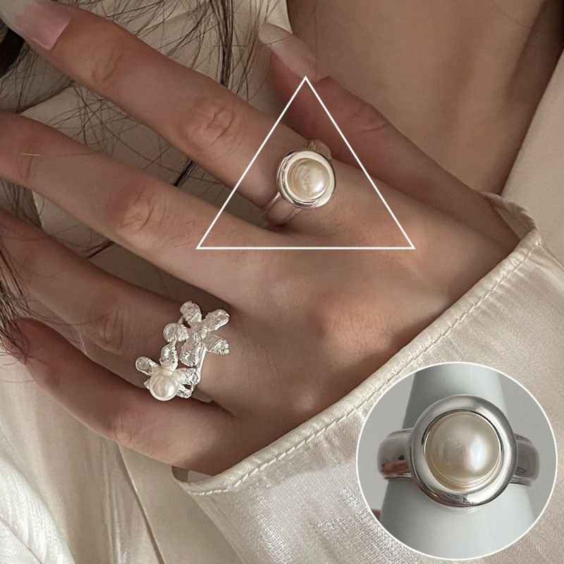 Pearl Female Exquisite Elegant Gentle Stylish Rings