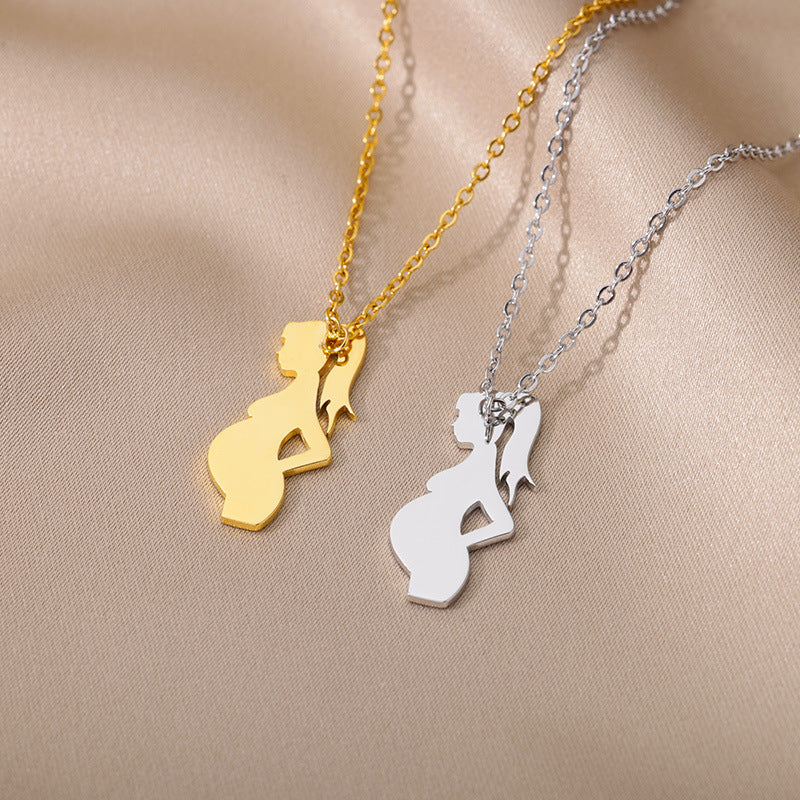 Stainless Steel Mother's Day Series Mother Necklaces