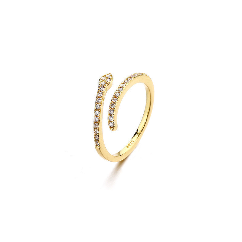 Snake Niche Advanced Light Luxury Personality Rings