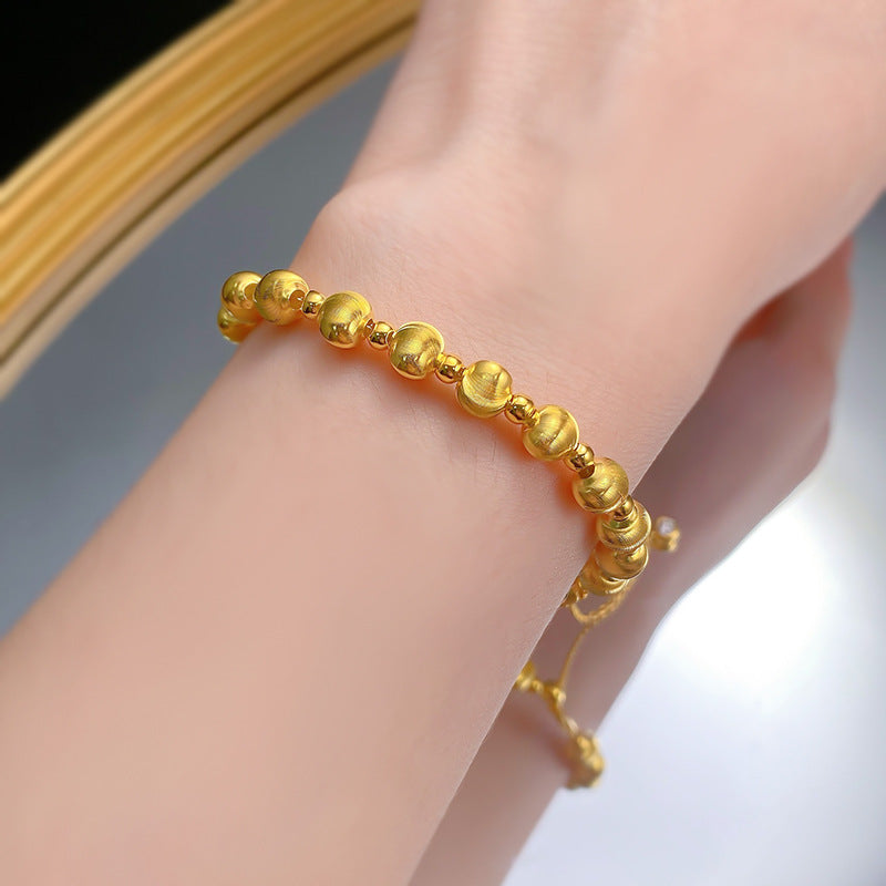 Jewelry Sterling Sier Laser Brushed Cat Eye Beaded Bracelets