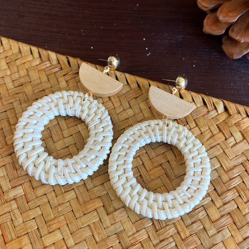 Rope Flower Summer Personalized Small Fresh Fashion Earrings