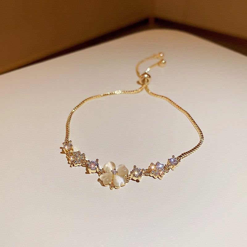 Women's Colorful Zircon Minority Simple Design Fashion Bracelets