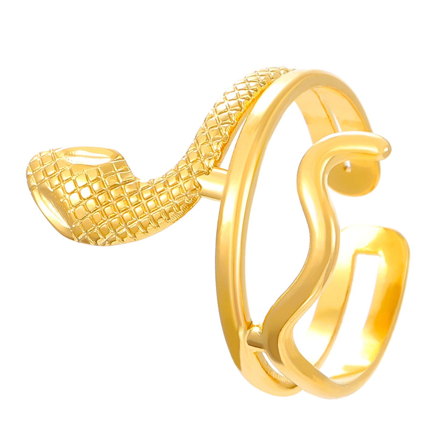Advanced Exaggerated Stainless Steel Female Flower Rings