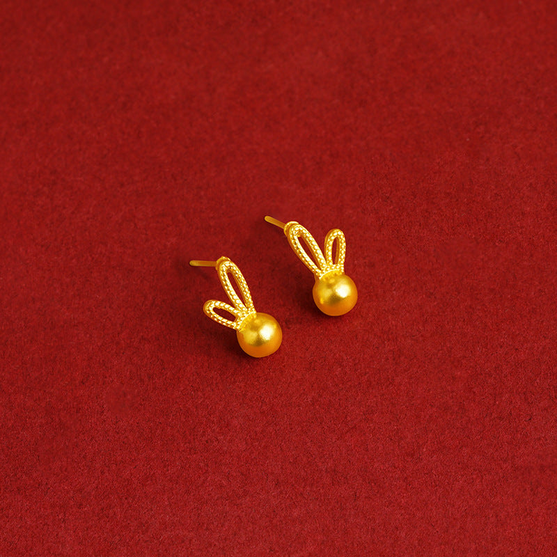 Bow Simulation Brass Decoration Vietnam Alluvial Gold Pendants