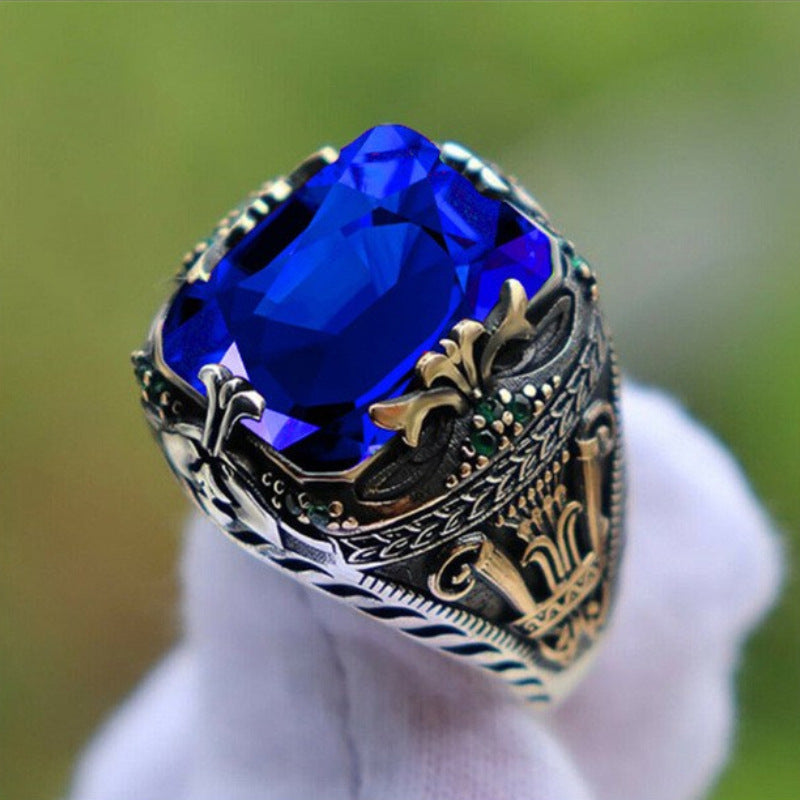 Men's Luxury Personality Retro Domineering Attending Banquet Rings