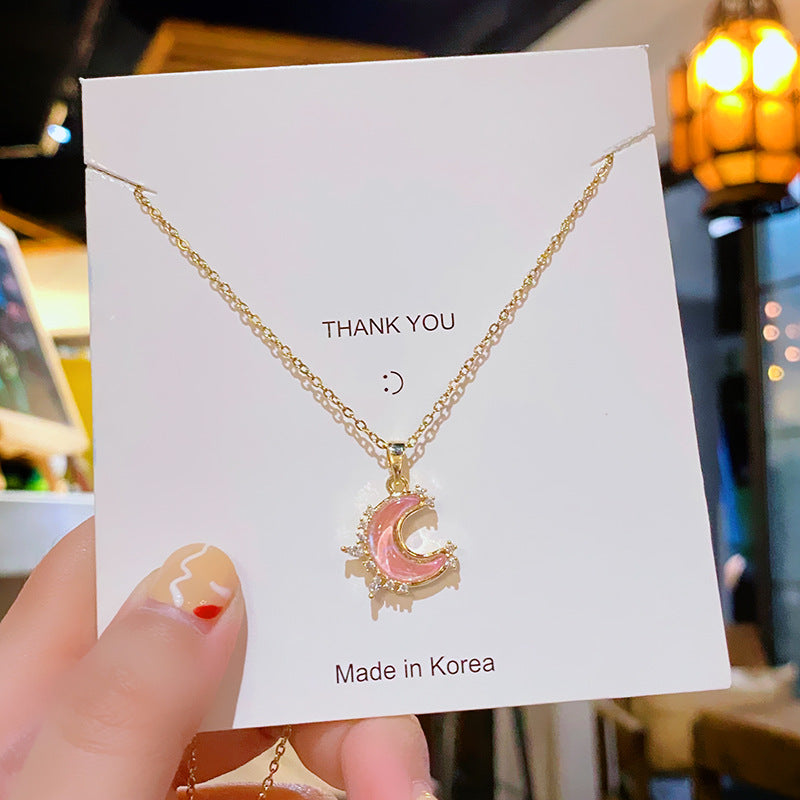 Flower Titanium Steel Female Summer Wild Necklaces