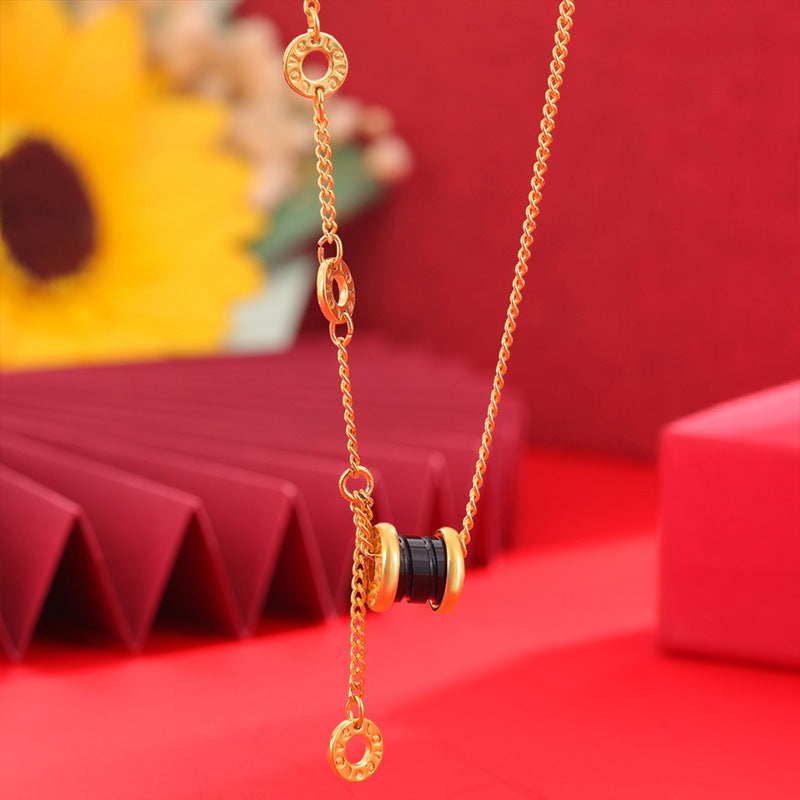Bow Simulation Brass Decoration Vietnam Alluvial Gold Pendants