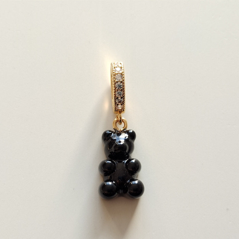 Women's Gummy Bear Versatile Candy Resin Personalized Pendants