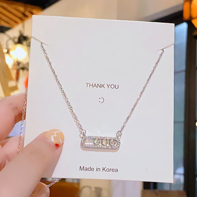Flower Titanium Steel Female Summer Wild Necklaces